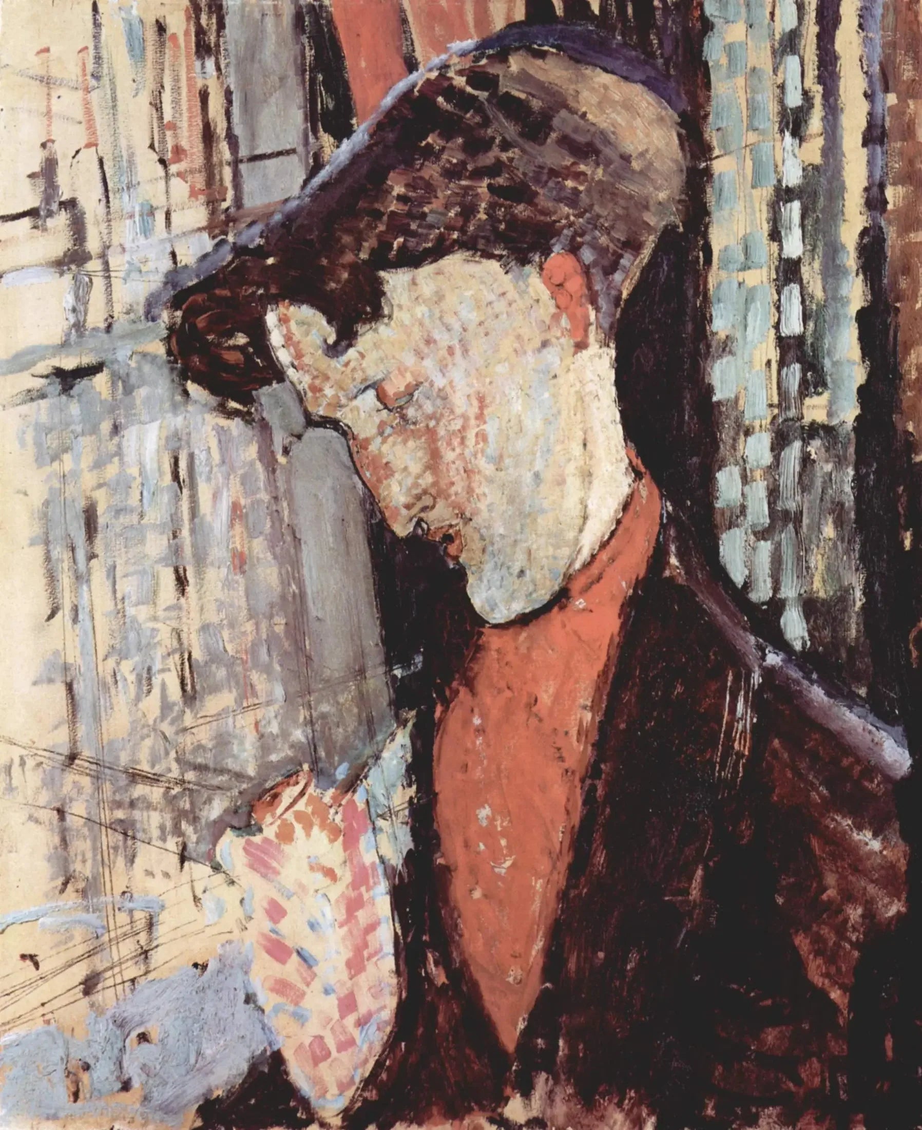 Portrait de Frank Burty Haviland - Amedeo Modigliani image 1 reproduction de peinture à l’huile