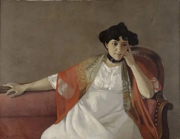 Portrait de Gabrielle Vallotton - Félix Vallotton - Alpha Reproduction