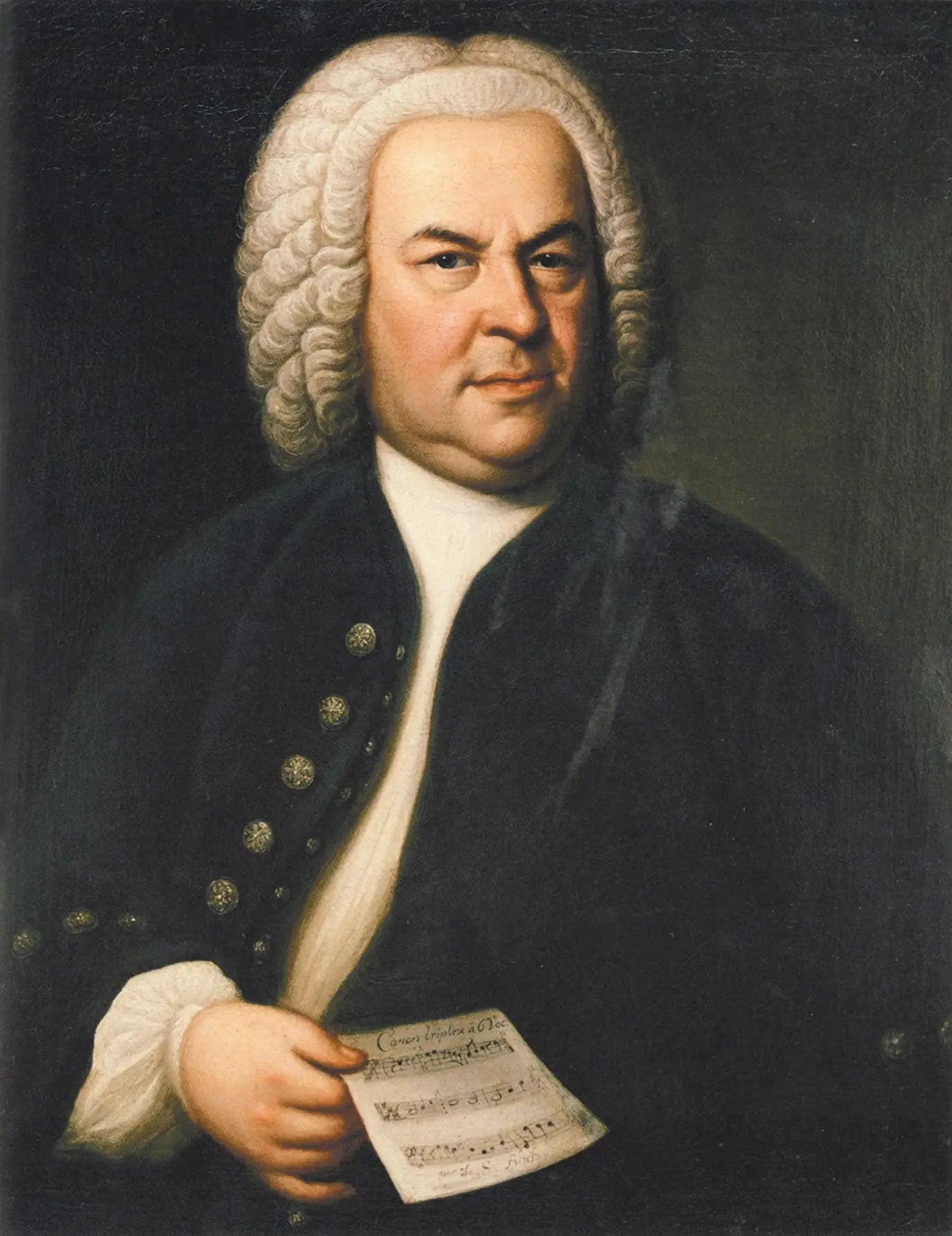 Portrait de Jean-Sébastien Bach - Elias Gottlob Haussmann - Alpha Reproduction