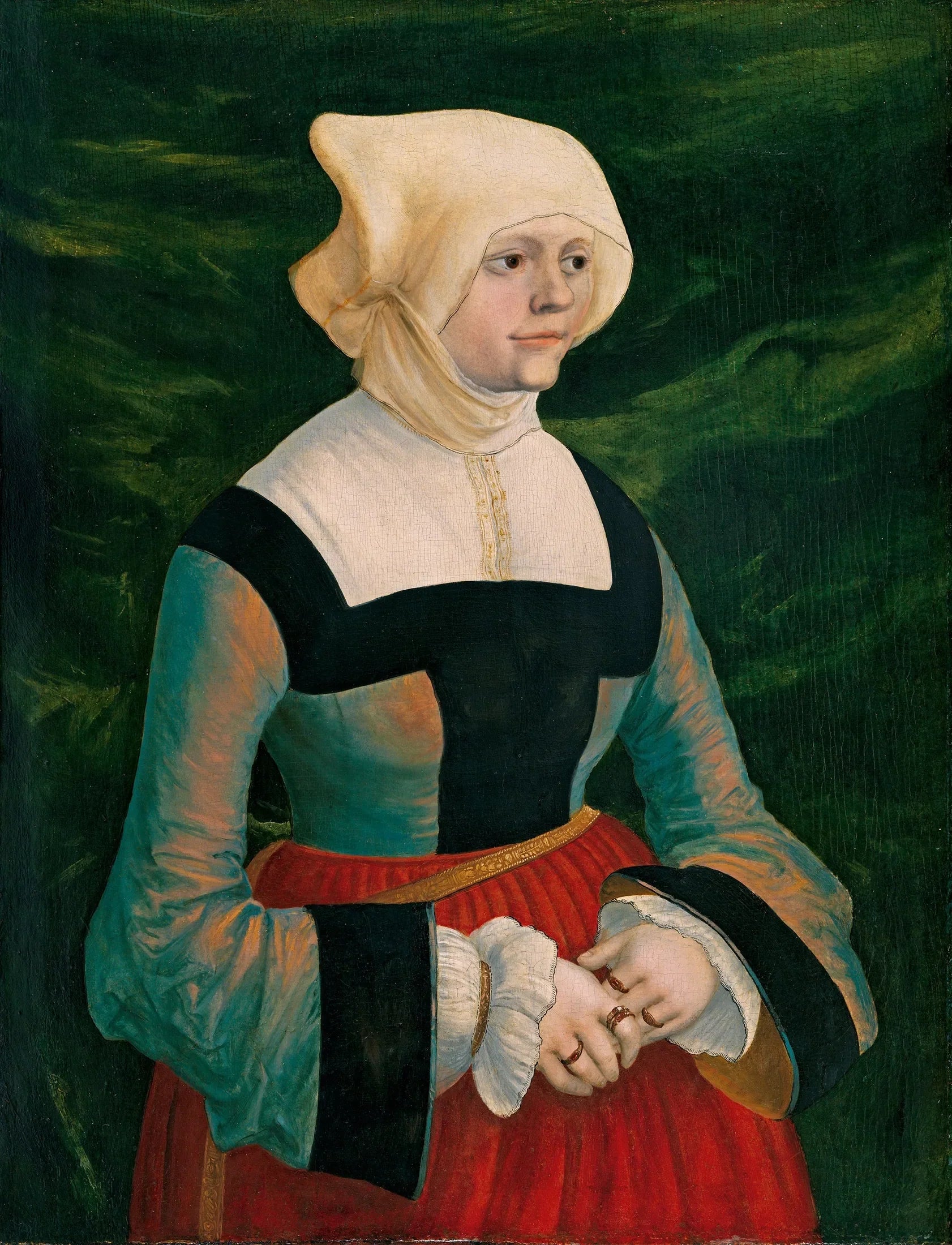 Portrait de jeune femme - Albrecht Altdorfer image 1 reproduction artisanale de tableau