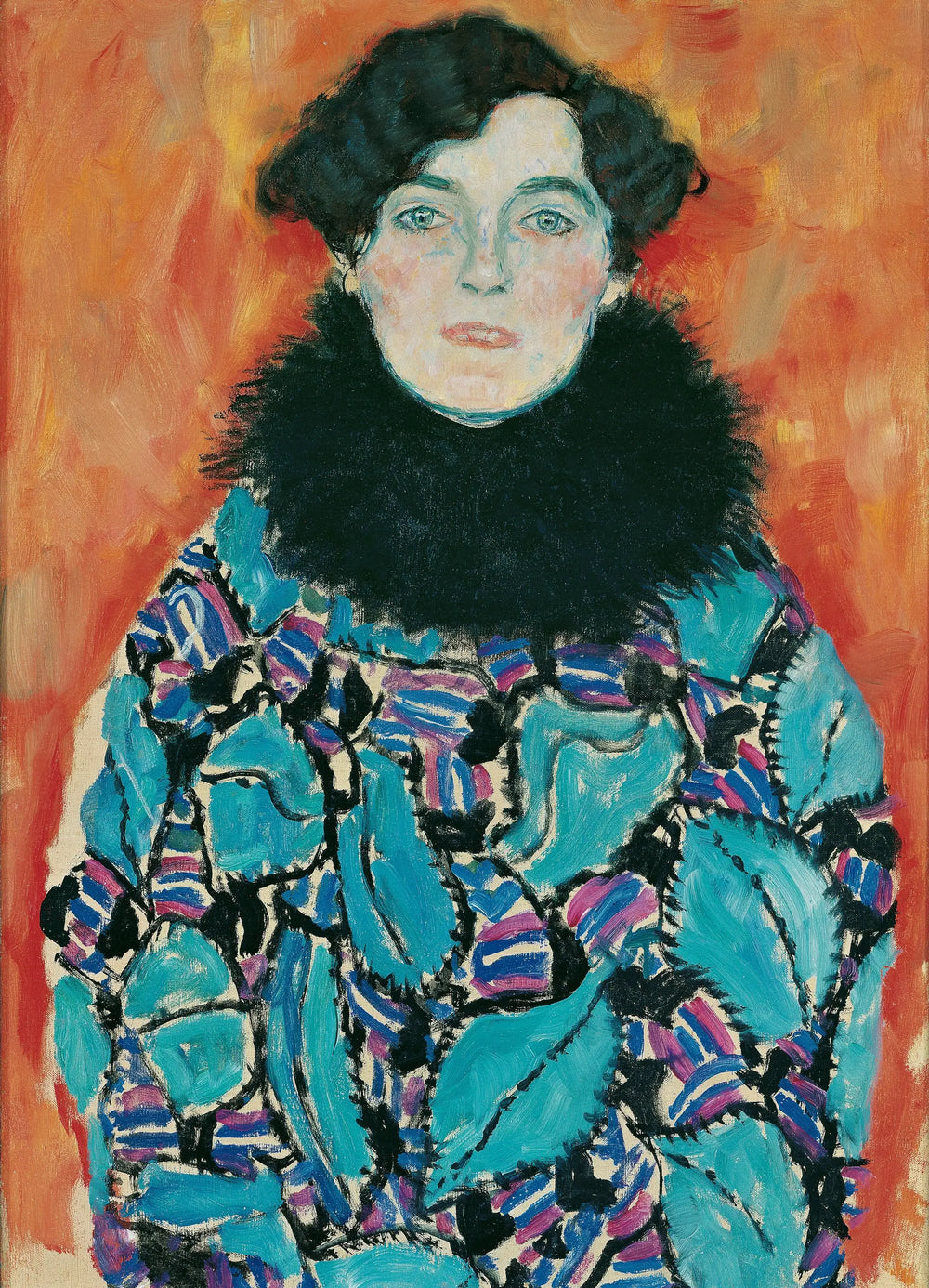 Reproduction du tableau « Portrait de Johanna Staude - Gustav Klimt » par Alpha Reproduction en peinture à l’huile