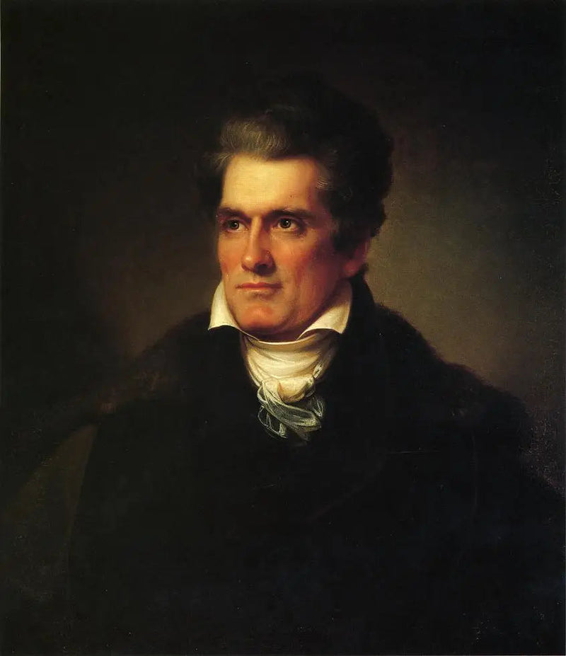 بورتريه لجون سي. كالهو (1782-1850) - ريمبرانت بيلي