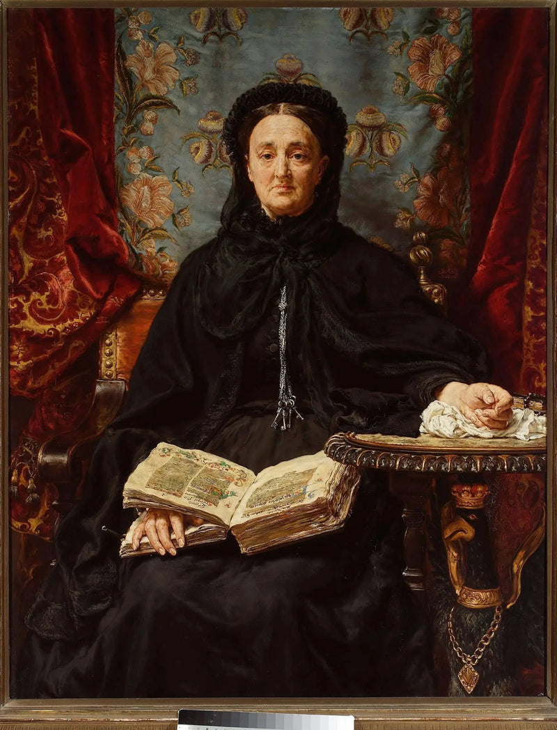 بورتريه لكاتارينا بوتوكا نيا برانيكا (1825-1907)، زوجة آدم - يان ماتيجكو