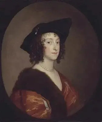بورتريه لكاثرين ووتون، ليدي ستانهوب، كونتيسة تشيستر فيلد (1609-1667) - أنطوان فان دايك