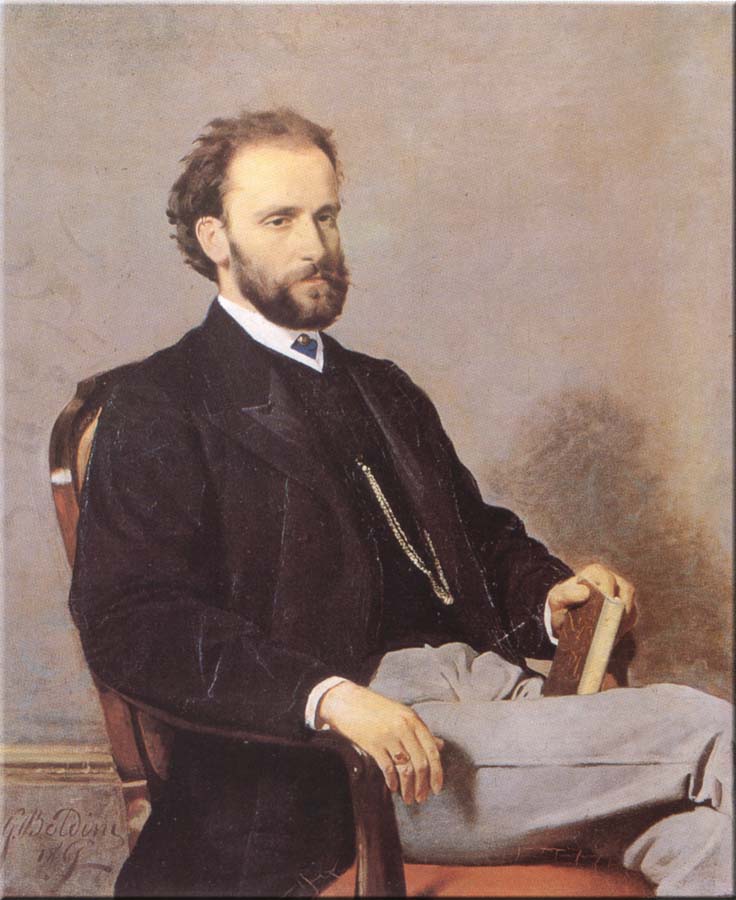 Portrait de l'avocat Claudio Comotto - Giovanni Boldini image 1 reproduction artisanale de tableau