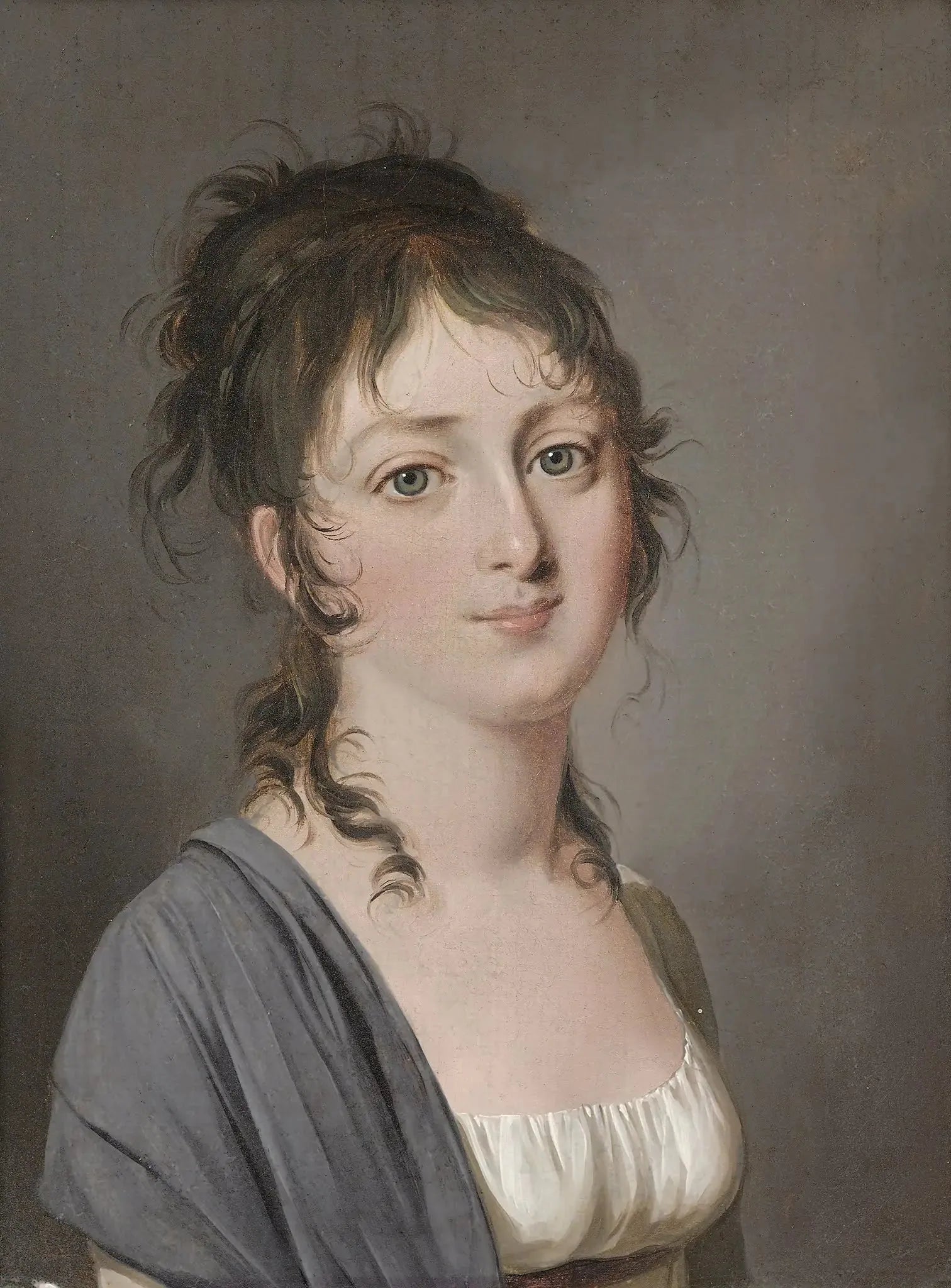 Portrait de la Comtesse François de Sainte-Aldegonde - Louis-Léopold Boilly image 1 tableau peint à l’huile sur toile