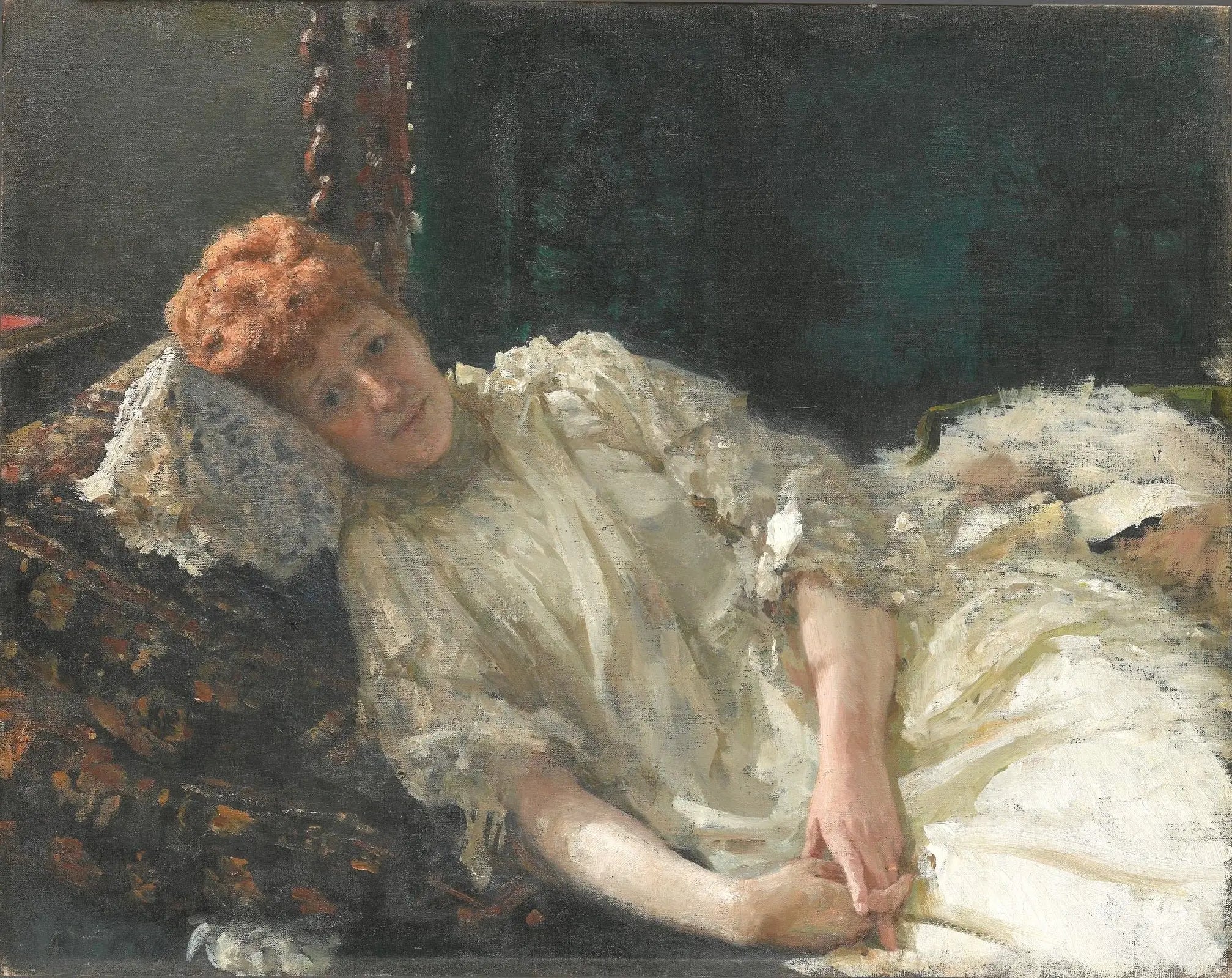 Portrait de la comtesse Louise de Mercy-Argenteau - Ilya Repin - Alpha Reproduction