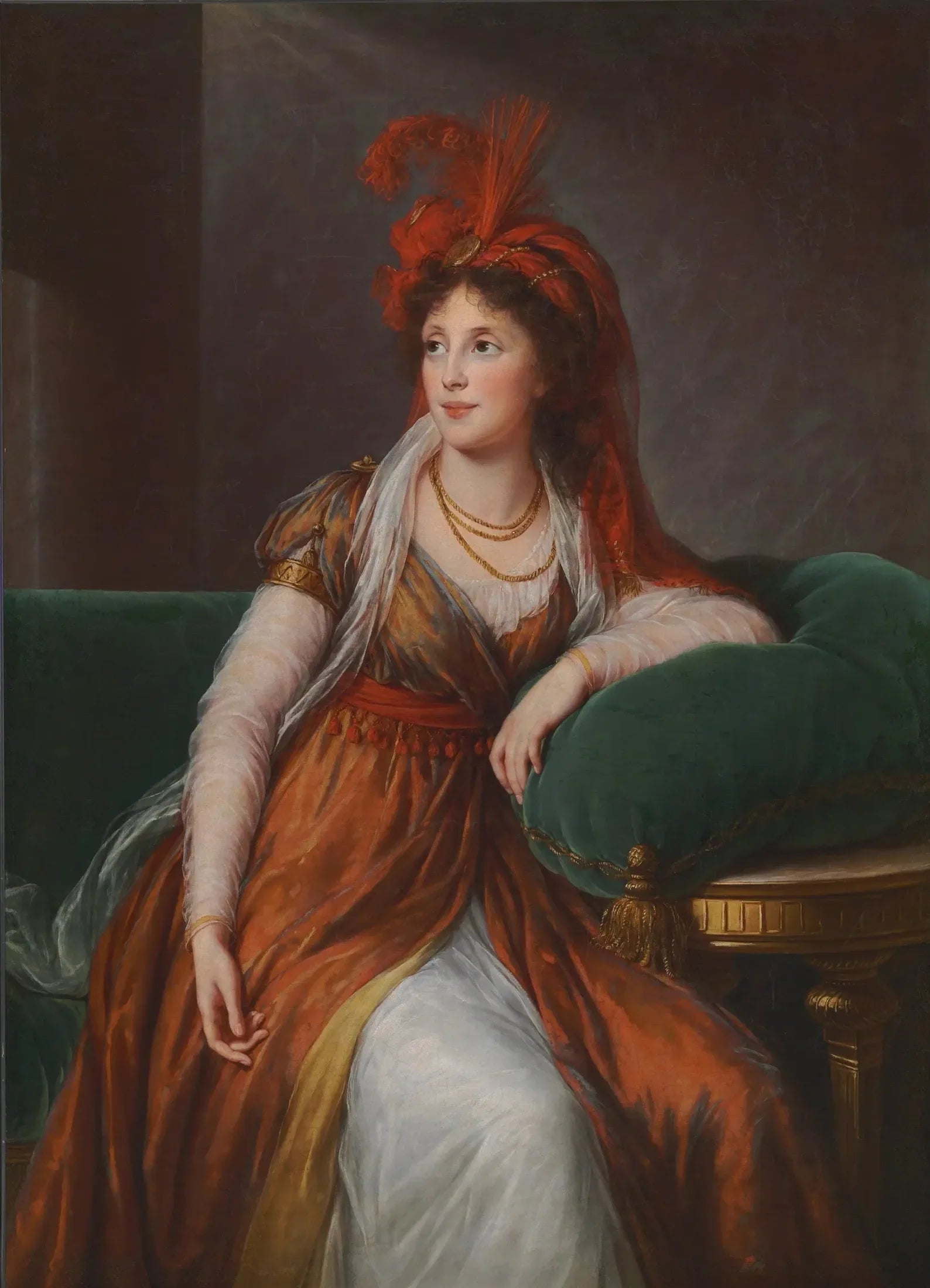 Portrait de la princesse Anna Alexandrovna Golytsyna - Élisabeth Vigée Le Brun image 1 copie de tableau peinte à la main