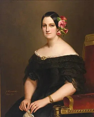بورتريه للملكة ماريا كريستينا من إسبانيا (1806-1878) - فرانز كزافير وينترهولتر