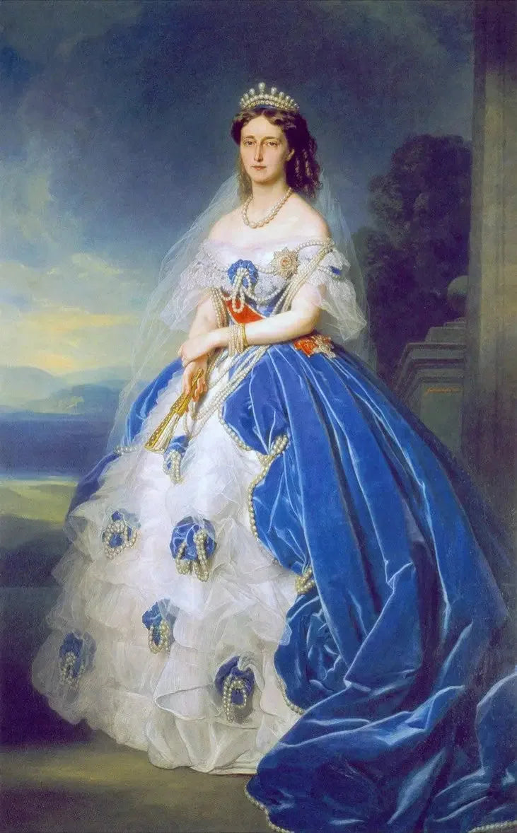 بورتريه الملكة أولغا من فورتمبيرغ (1822-1892) - فرانز كزافير وينترهالت