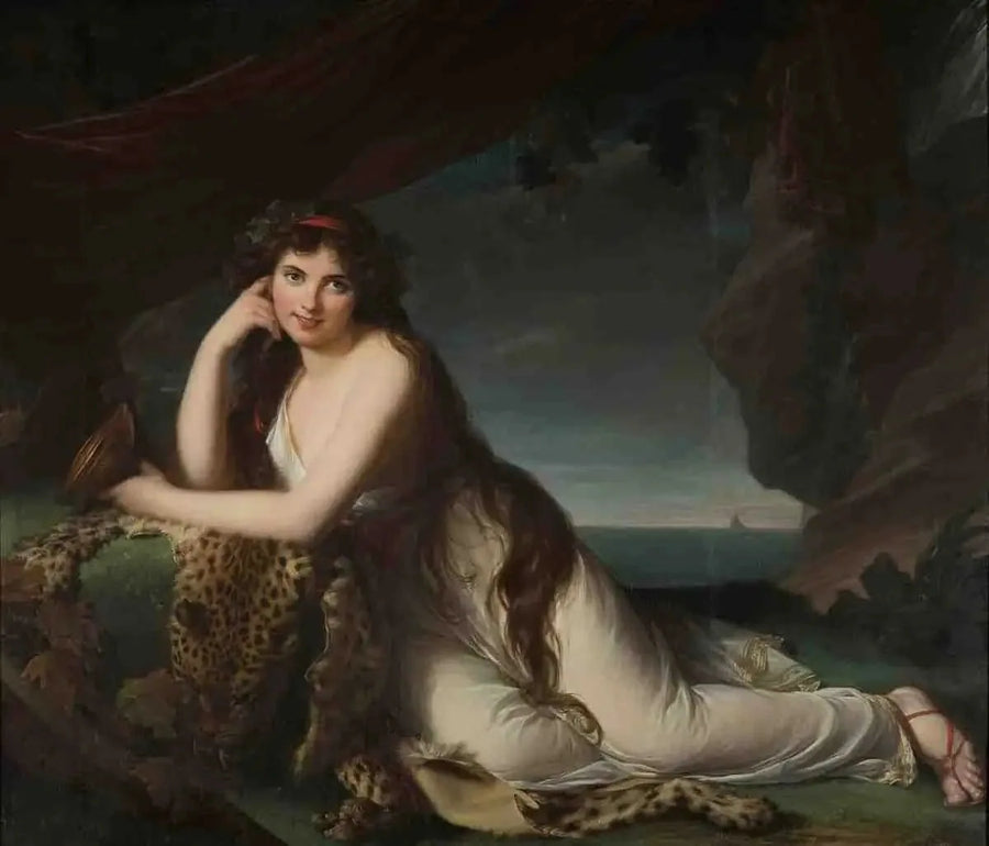 بورتريه للسيدة هاميلتون (1761-1815) - إليزابيث فيجيه لو برون