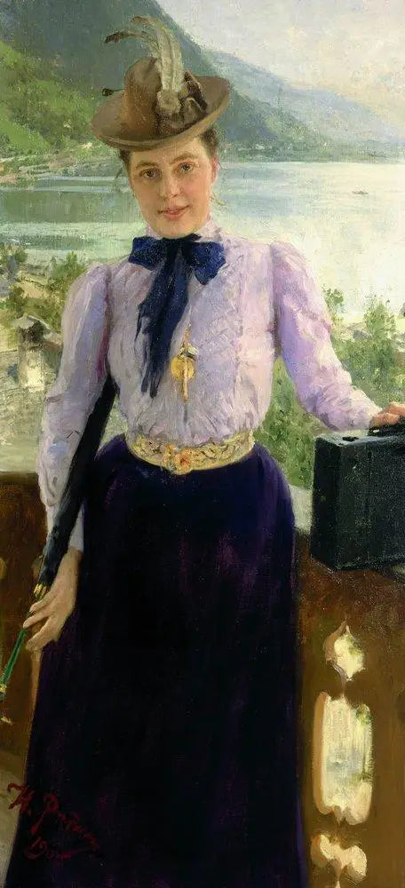 Portrait de l’écrivaine Natalia Borisovna Nordman-Severova - Ilya Repin - Alpha Reproduction