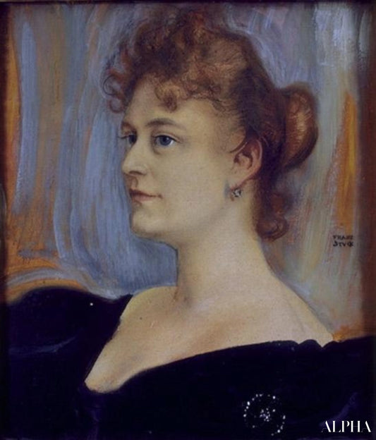 Portrait de Lillian Sanderson - Franz Von Stuck Reproductions de tableaux à la peinture à l’huile