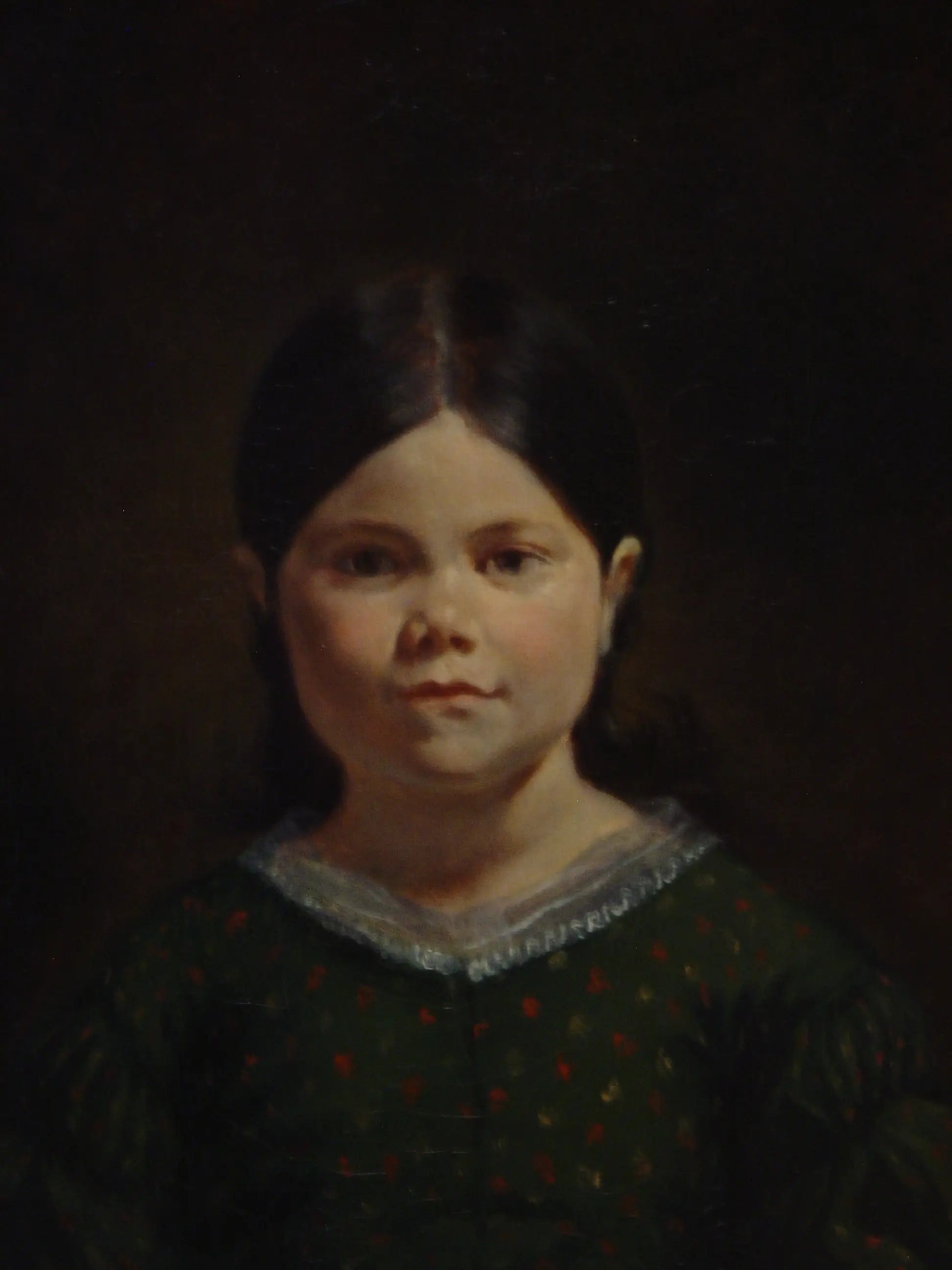 Reproduction du tableau « Portrait de Lucille Virginie Le Guillou - Eugène Delacroix » par Alpha Reproduction en peinture à l’huile