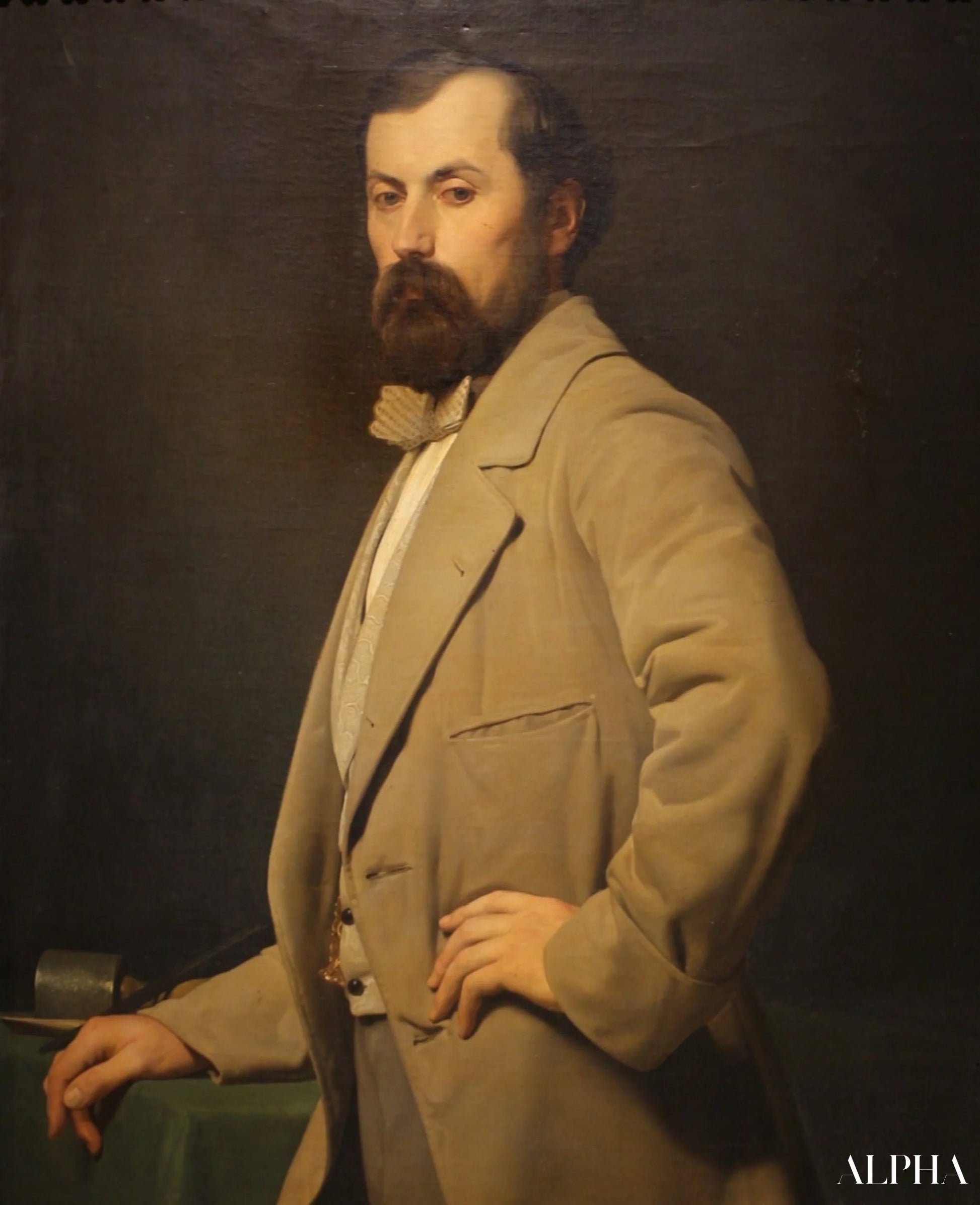 Portrait de Luigi Majoli - Antonio Ciseri - Reproductions de tableaux et peintures haut de gamme