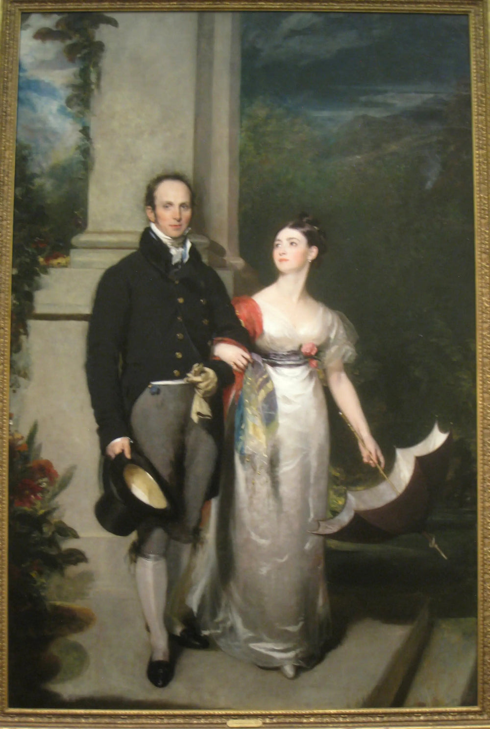 Portrait de M. et Mme James Dunlop - Thomas Lawrence image 1 copie peinte à la main à l’huile