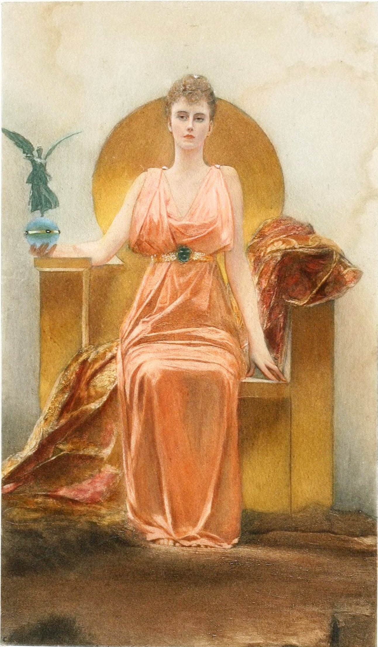 Portrait de Madame Hélène Vincent - Jean-Joseph Benjamin-Constant image 1 reproduction de peinture à l’huile