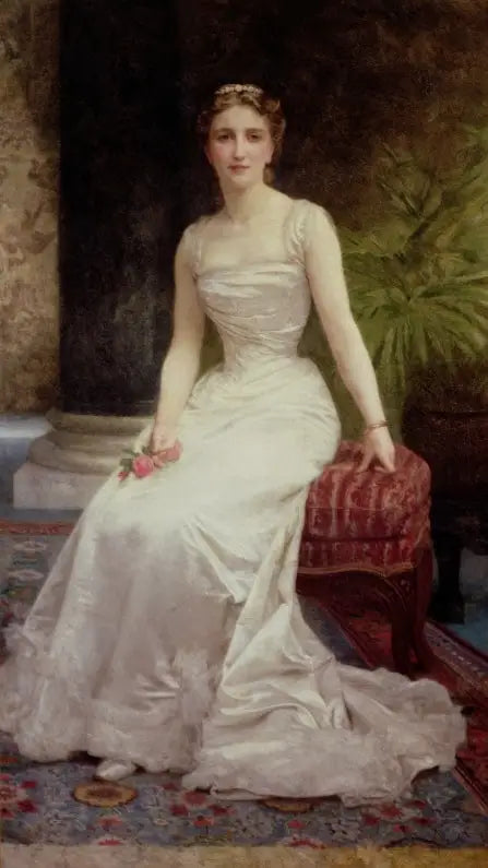 Portrait de Madame Victor Olry Roederer - Bouguereau image 1 copie de tableau peinte à la main