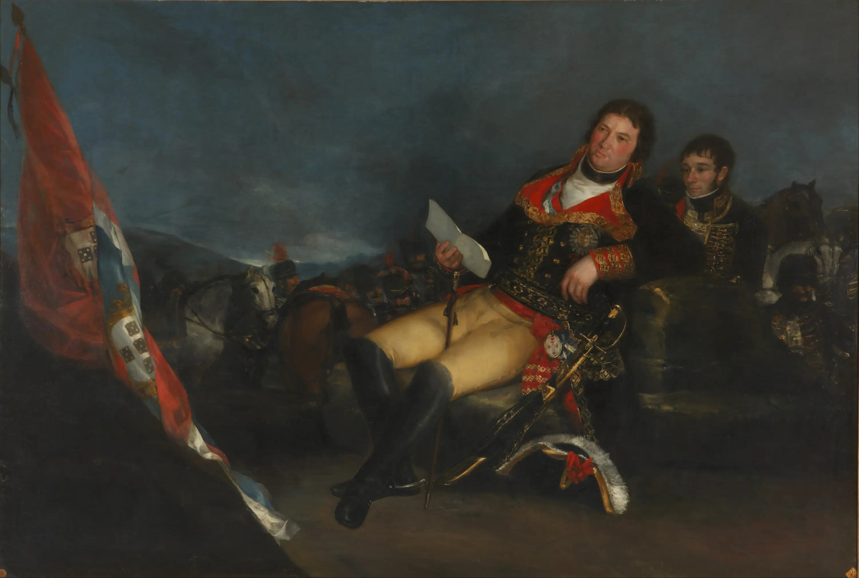Reproduction du tableau « Portrait de Manuel Godoy - Francisco de Goya » par Alpha Reproduction en peinture à l’huile
