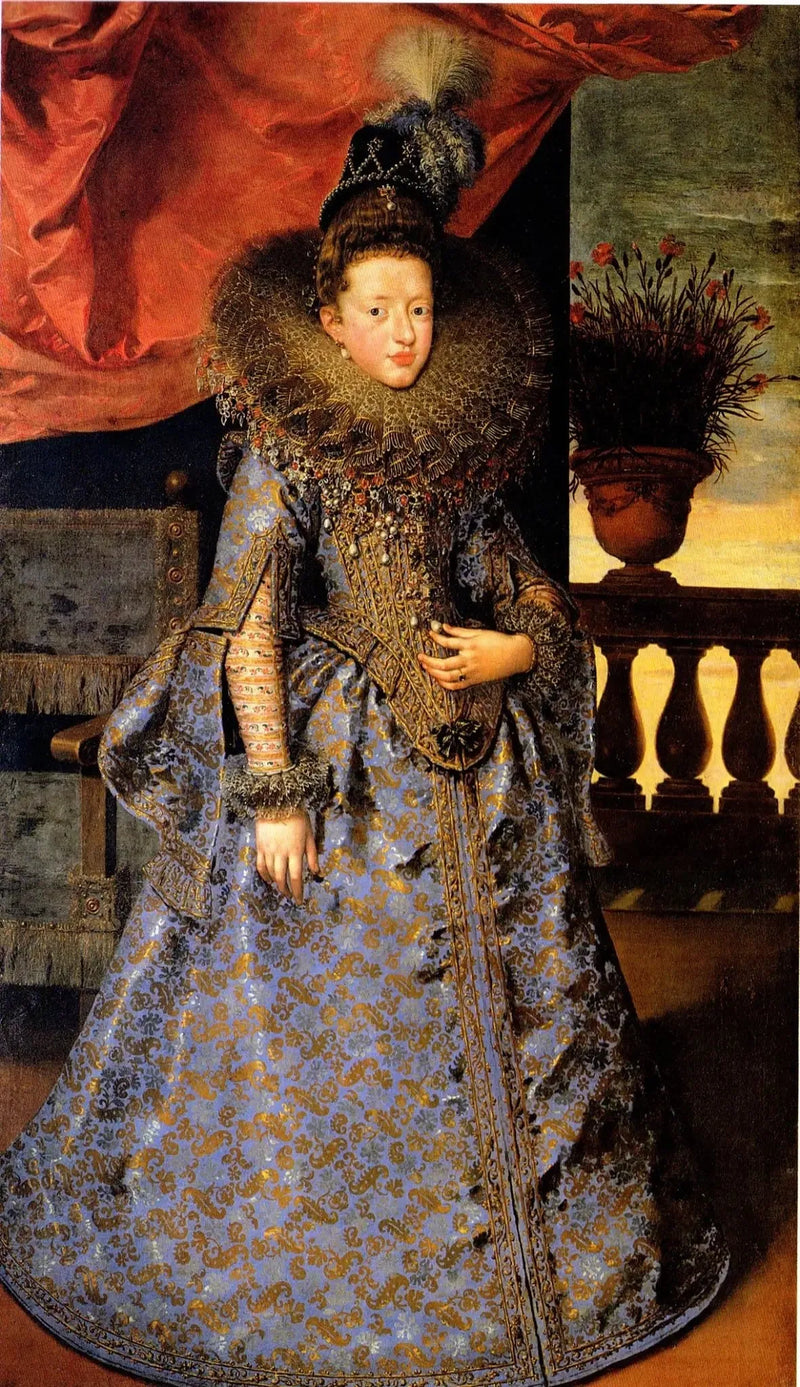بورتريه لمارغريتا غونزاغا (1591–1632)، أميرة مانتوا - فرانس بوربوس الأصغر