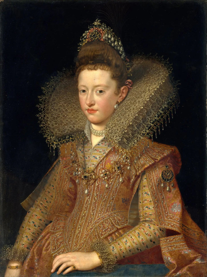 بورتريه لمارجريت دي غونزاغ (1591-1632)، أميرة مانتوا - فرانس بوربوس الأصغر
