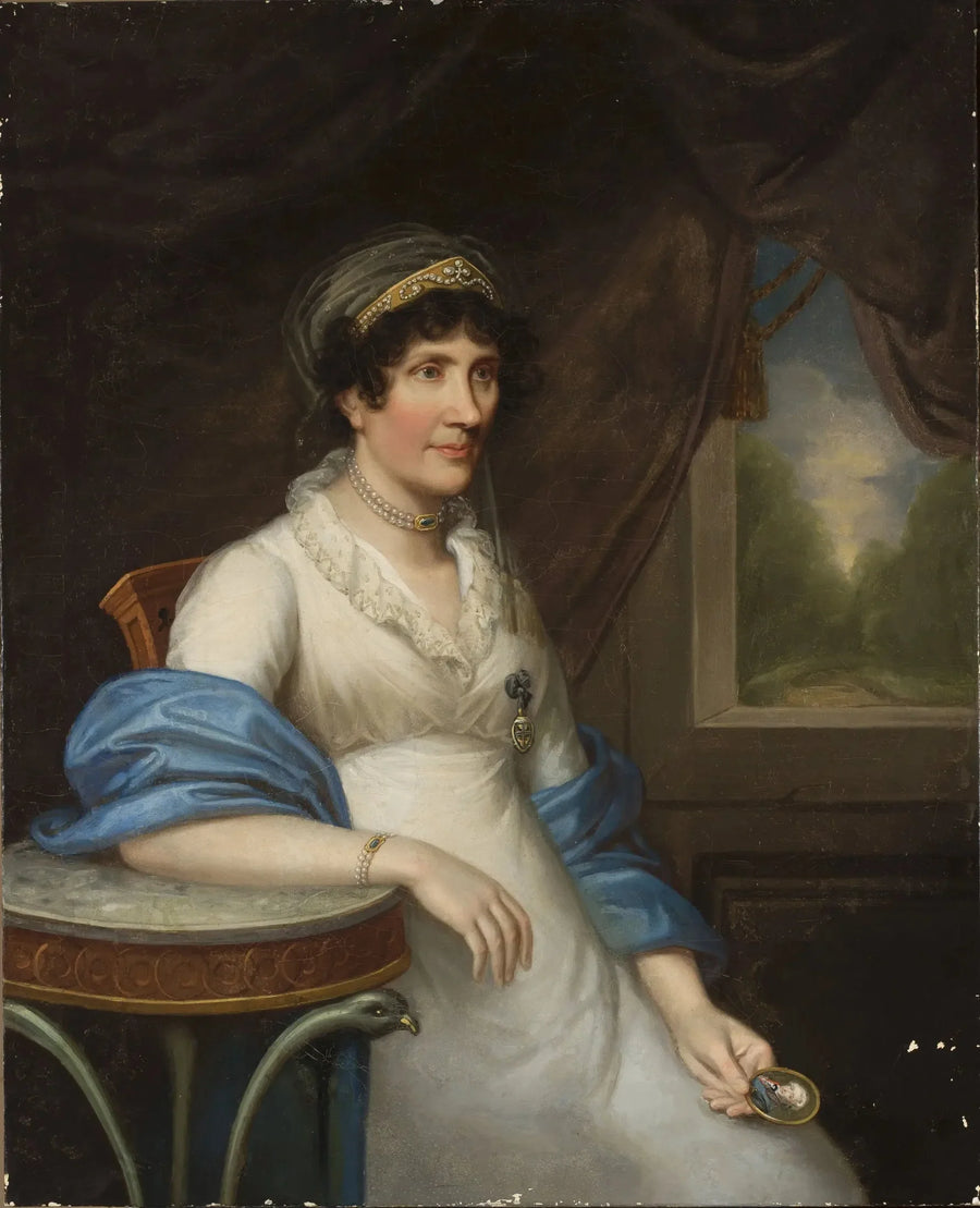 Portrait de Marianna Dembińska née Moszyńska. - Joseph Karl Stieler image 1 tableau peint à l’huile sur toile