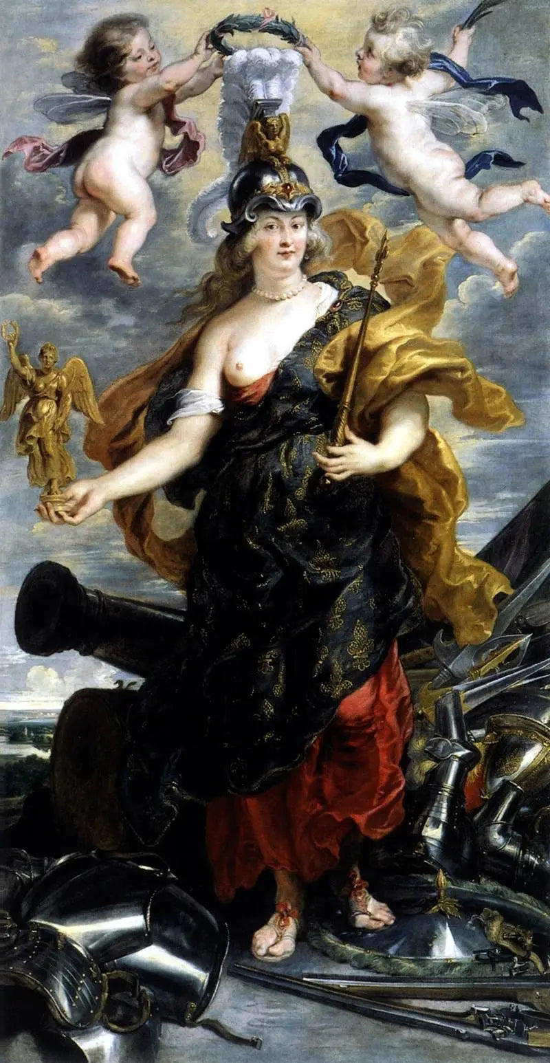 Portrait de Marie de Médicis à Bellone - Peter Paul Rubens - Alpha Reproduction