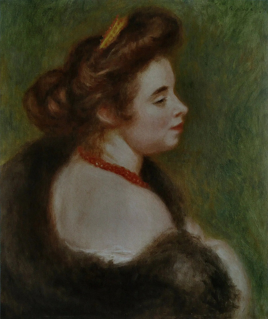 Portrait de Marthe Denis - Pierre-Auguste Renoir image 1 tableau peint à l’huile sur toile