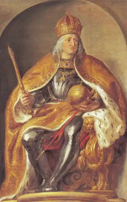 بورتريه لماكسيميليان الأول، إمبراطور الرومانية المقدسة (1459-1519) (Pompa Introitus Ferdinandi)، 1634-1635 - بيتر بول روبنز