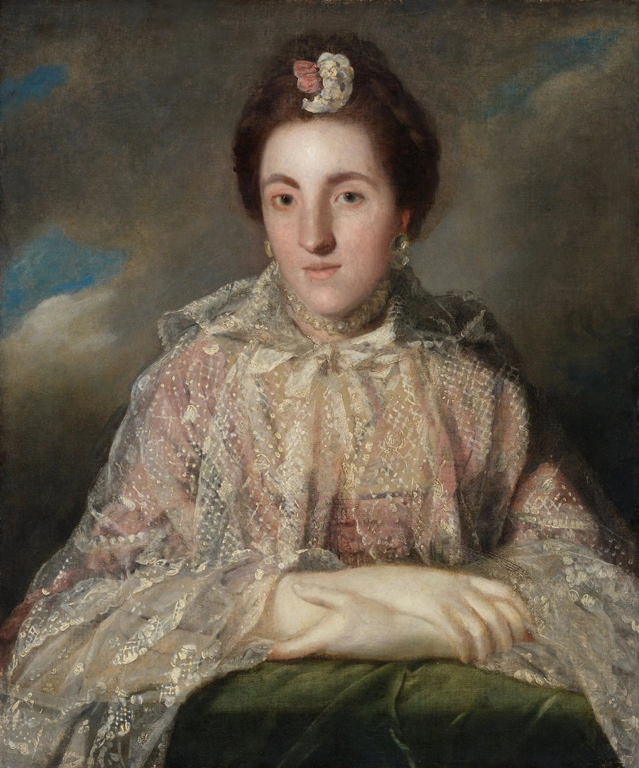 بورتريه للسيدة ويليام فورتيسكيو (1733/34-1820)، الكونتيسة المستقبلية دي كليرمون - جوشوا رينولدز