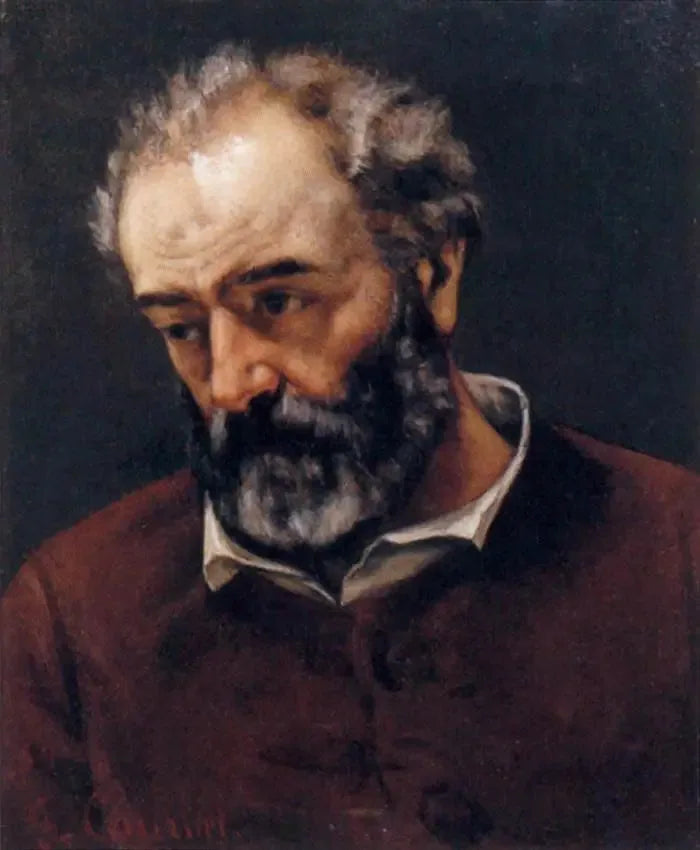 Portrait de Paul Chenavard - Gustave Courbet image 1 reproduction de peinture à l’huile