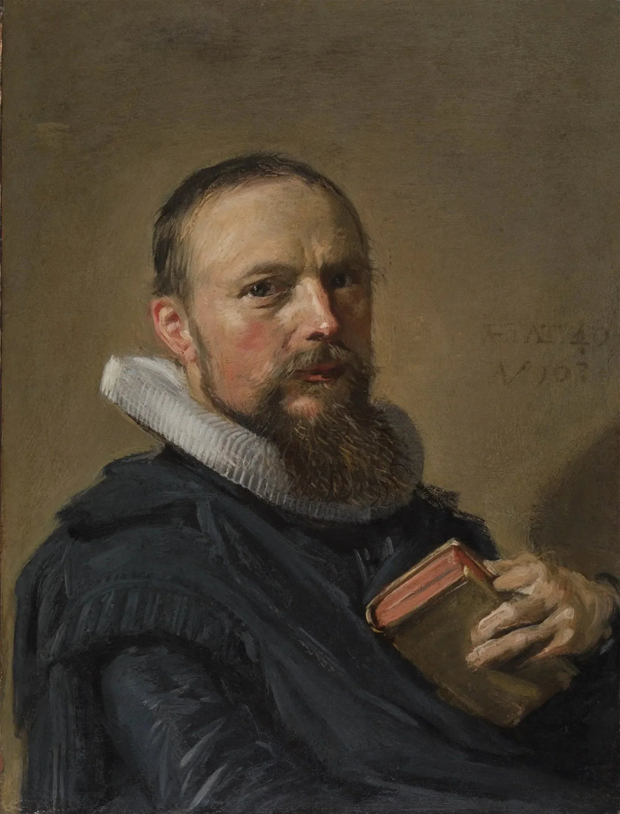 بورتريه لSamuel Ampzing (1590-1632) - فرانس هالس
