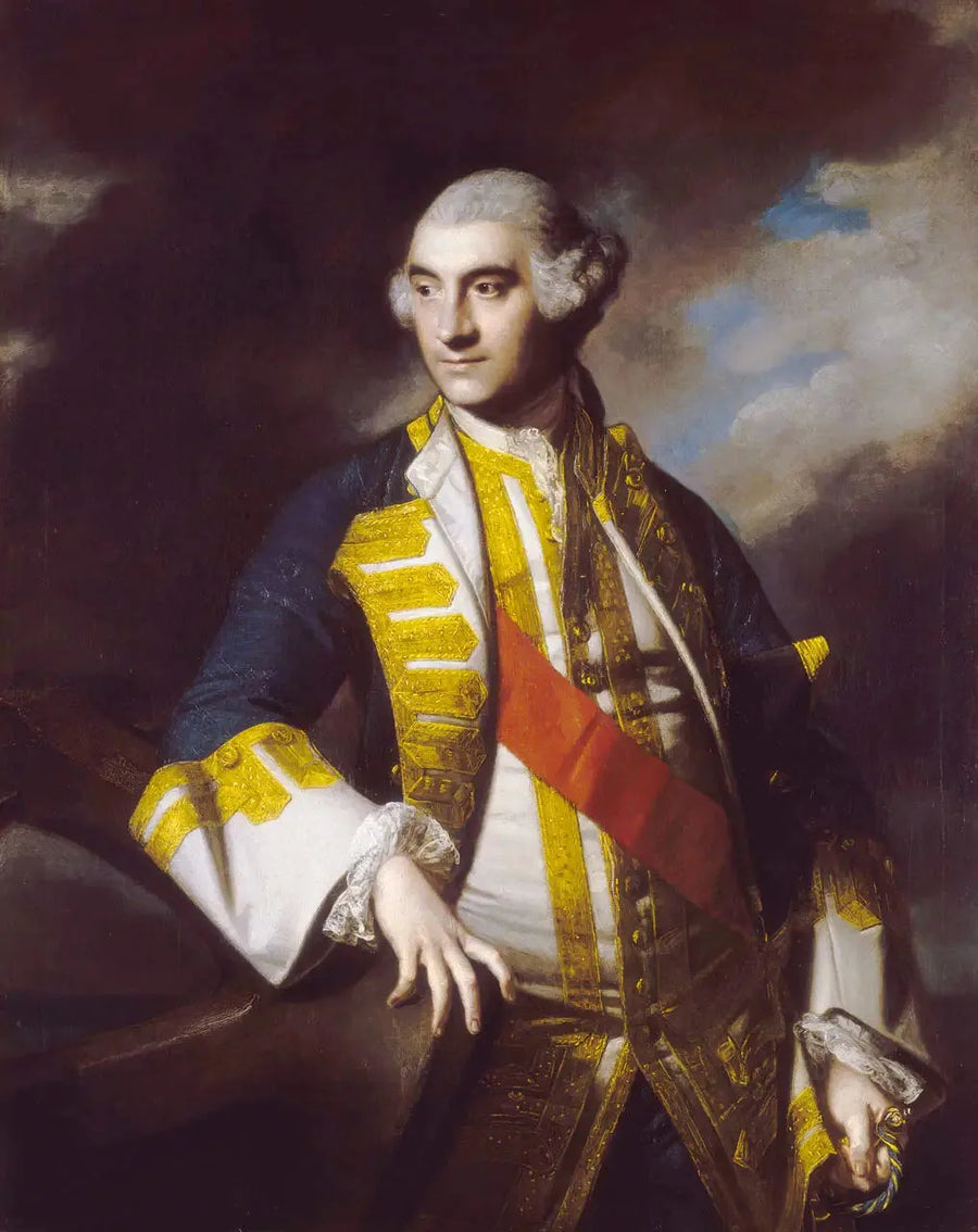 بورتريه للسير تشارلز Saunders (حوالي 1715-1775) - جوشوا رينولدز