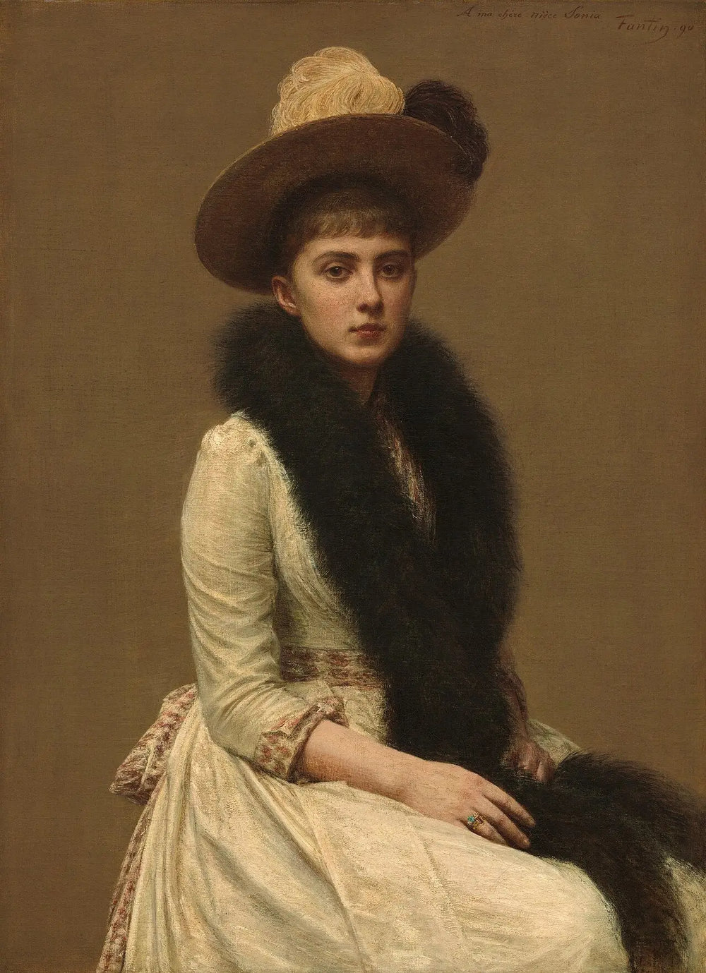 Portrait de Sonia - Henri Fantin-Latour - Alpha Reproduction
