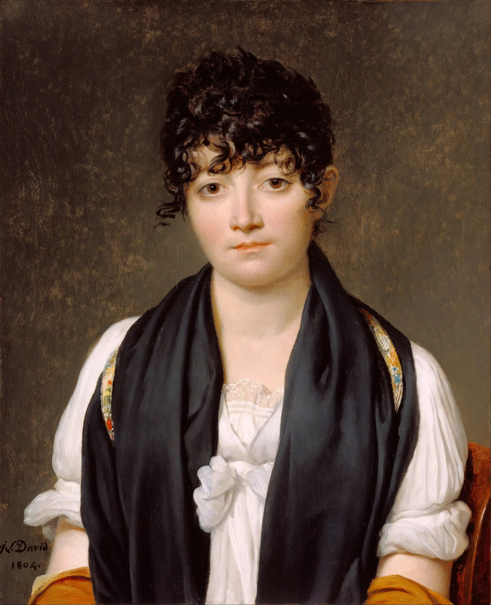 Reproduction du tableau « Portrait de Suzanne Le Peletier de Saint-Fargeau - Jacques-Louis David » par Alpha Reproduction en peinture à l’huile