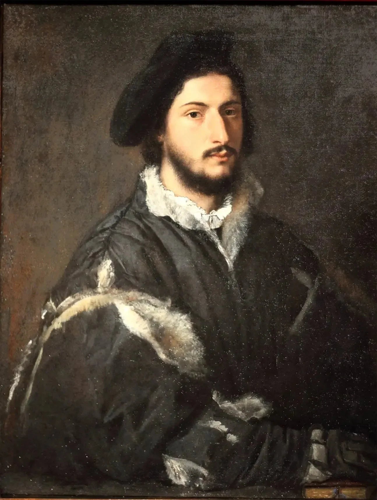Portrait de Vincenzo Mosti - Titian image 1 copie peinte à la main à l’huile