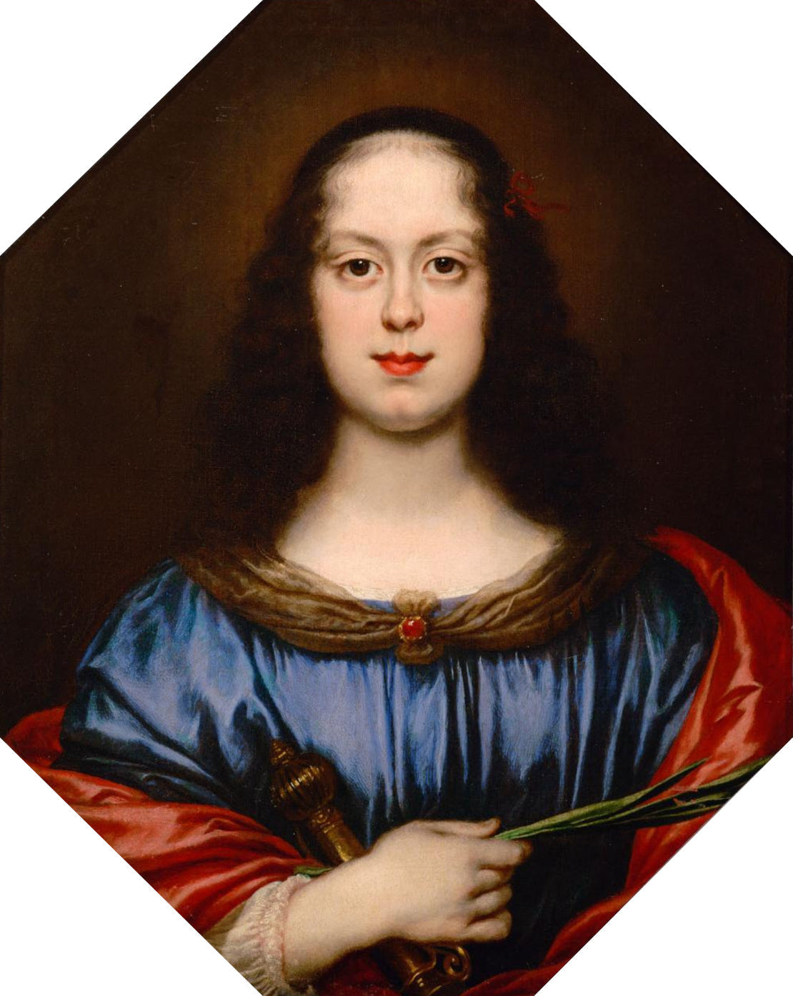 Portrait de Vittoria della Rovere (1622-1694) en Sainte Catherine - Carlo Dolci - Alpha Reproduction