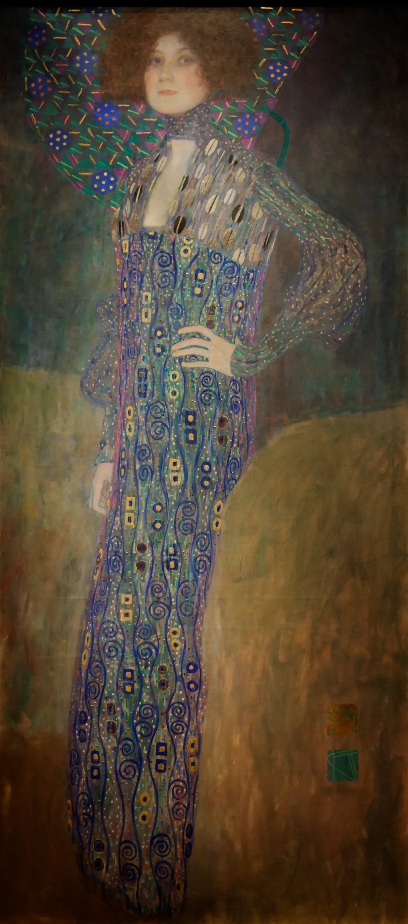 Reproduction du tableau « Portrait d'Emilie Flöge - Gustav Klimt » par Alpha Reproduction en peinture à l’huile