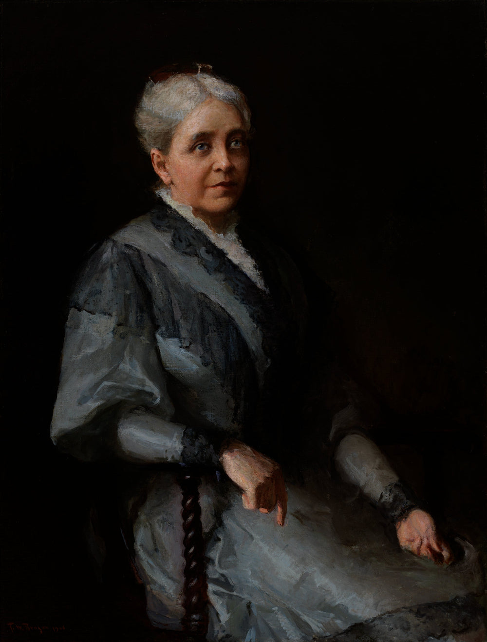 Portrait d’Helen Adelia Rowe Metcalf - Frank Weston Benson - Alpha Reproduction
