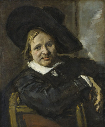 Portrait d’Isaac Massa au chapeau - Frans Hals - Alpha Reproduction