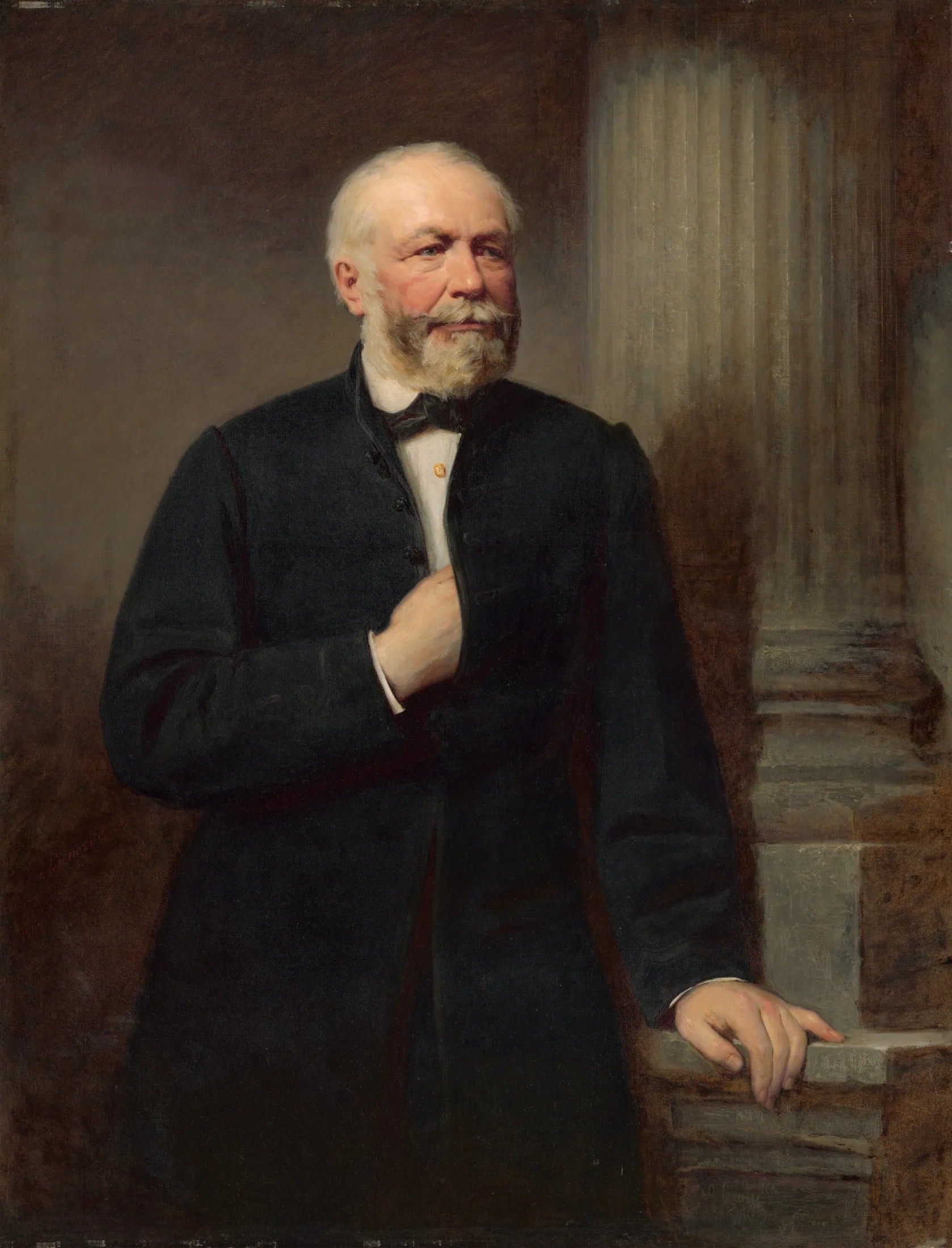 Portrait du banquier Fiedler de Košice - Gyula Benczúr image 1 reproduction réalisée par Alpha Reproduction