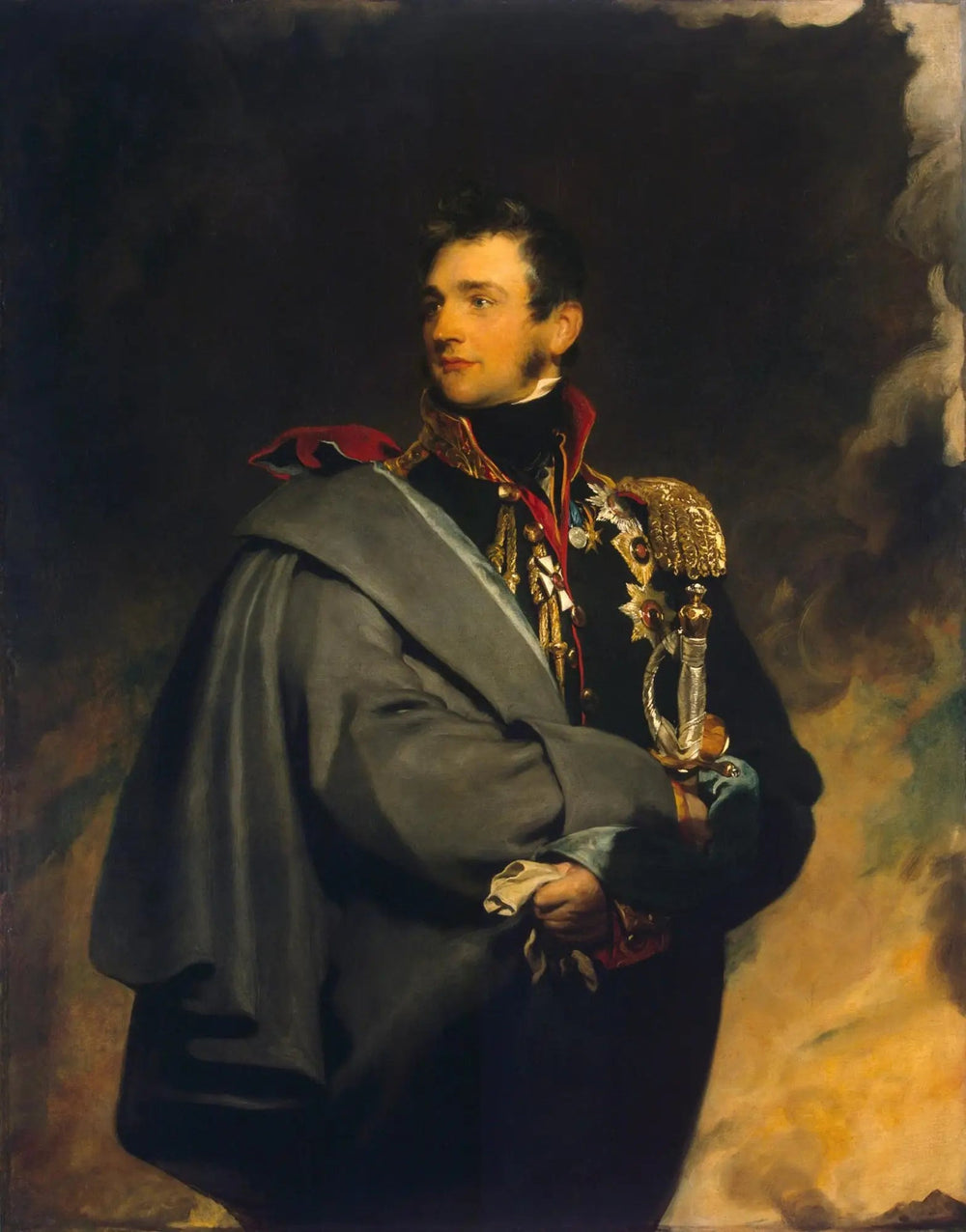 Portrait du comte Mikhaïl S. Vorontsov (1782-1856) - Thomas Lawrence image 1 copie peinte à la main à l’huile