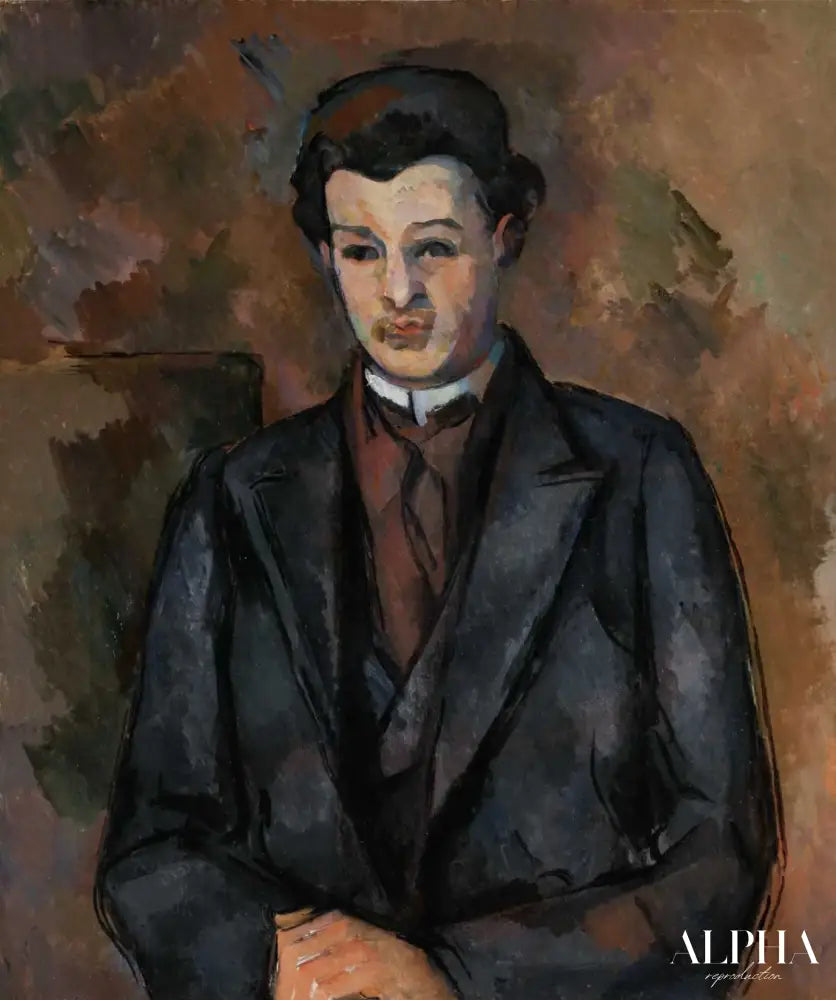 Portrait du peintre Alfred Hauge - Paul Cézanne - Reproductions de tableaux et peintures haut de gamme