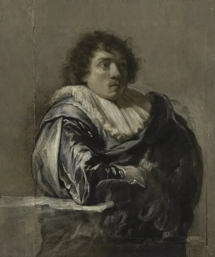 Portrait du peintre Palamedesz Palamedes, gén. Stevaerts - Antoine van Dyck image 1 tableau peint à l’huile sur toile