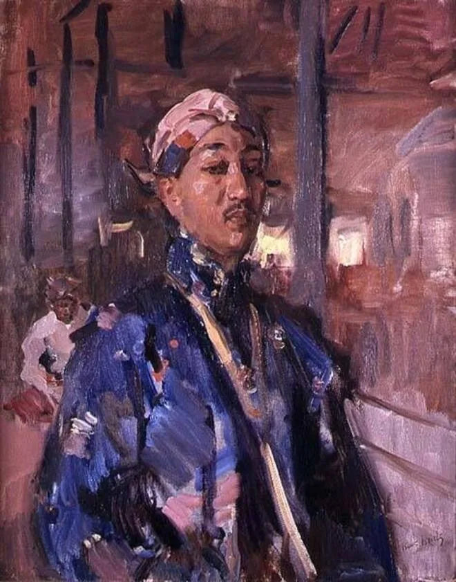 Portrait du prince javanais : sultan de Pangéran Ario Praboe Mangkoenegara VI - Isaac Israëls
