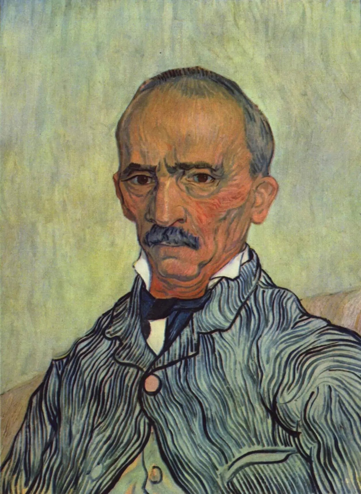 Portrait du surintendant Trabuc à l'hôpital Saint-Paul - Vincent van Gogh image 1 copie de tableau peinte à la main