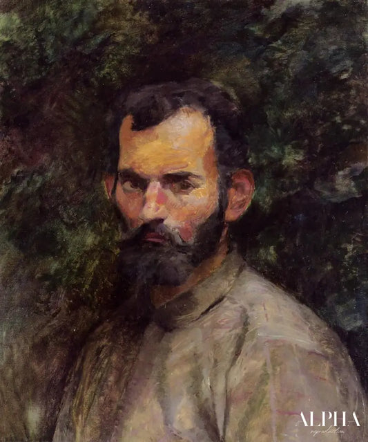 Portrait d'un homme barbu - Toulouse Lautrec - Reproductions de tableaux et peintures haut de gamme