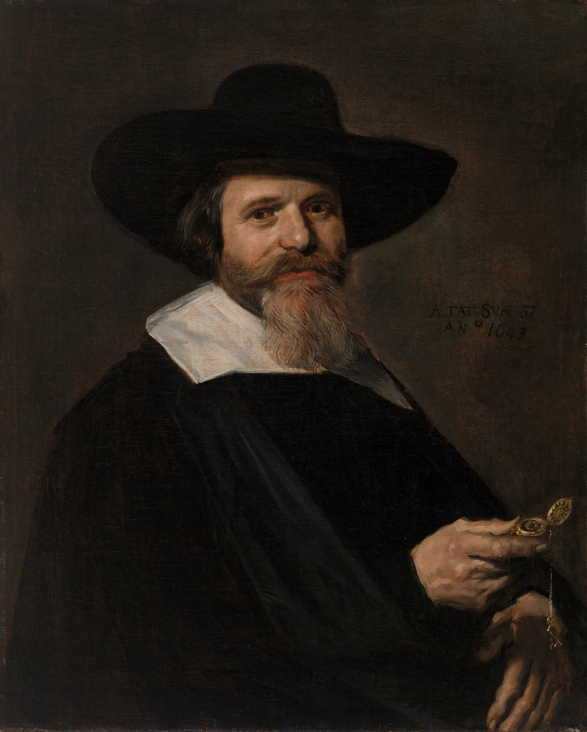 portrait d’un homme inconnu avec une montre - Frans Hals - Alpha Reproduction