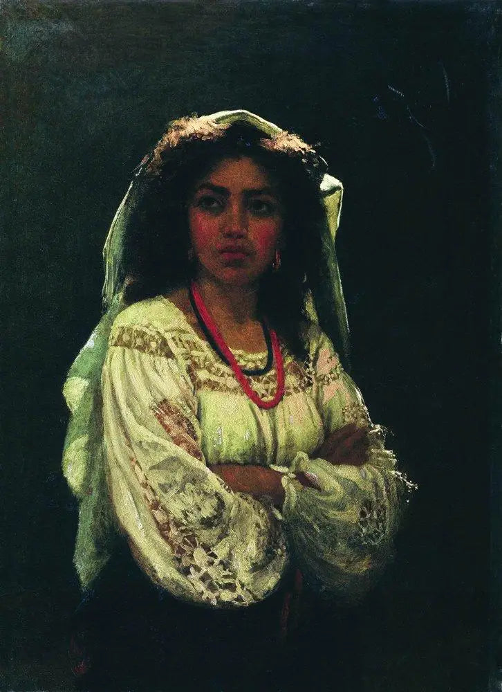 Portrait d’une femme italienne - Ilya Repin - Alpha Reproduction
