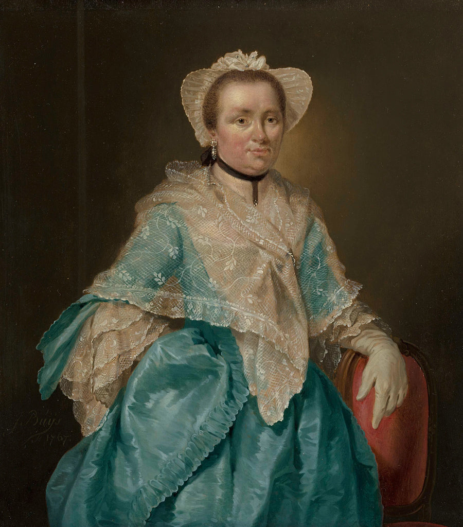 Portrait d'Elisabeth Troost (1730-1790), épouse de Cornelis Ploos van Amstel - Jacobus Buys